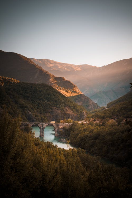 Gratis arkivbilde med Albania, bro, fjell