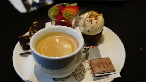 Free stock photo of chocolate, coffee, fruit Stock Photo