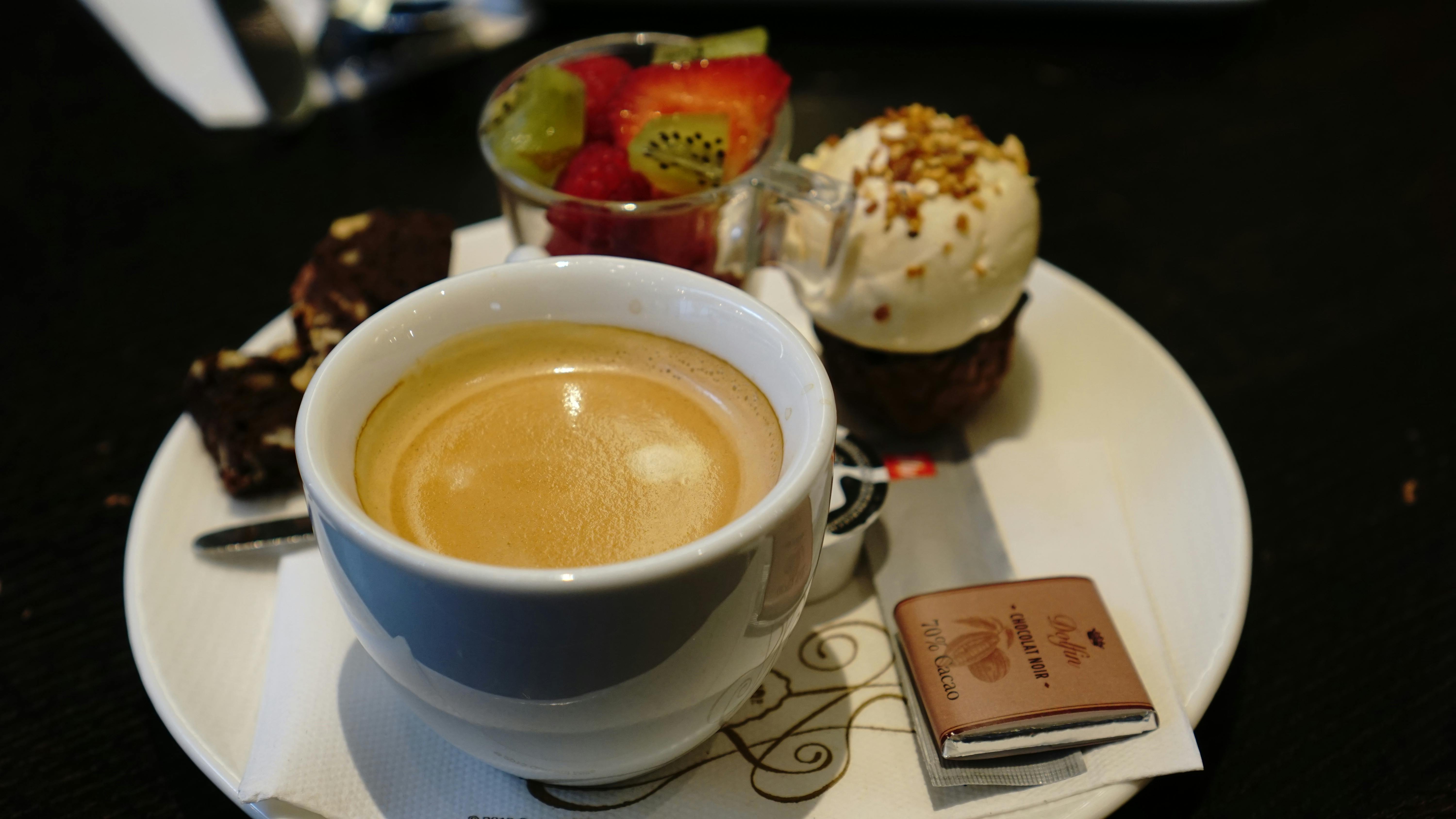 Free stock photo of chocolate, coffee, fruit