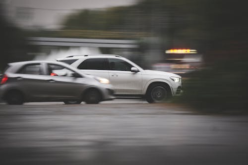 Two Cars on a Road