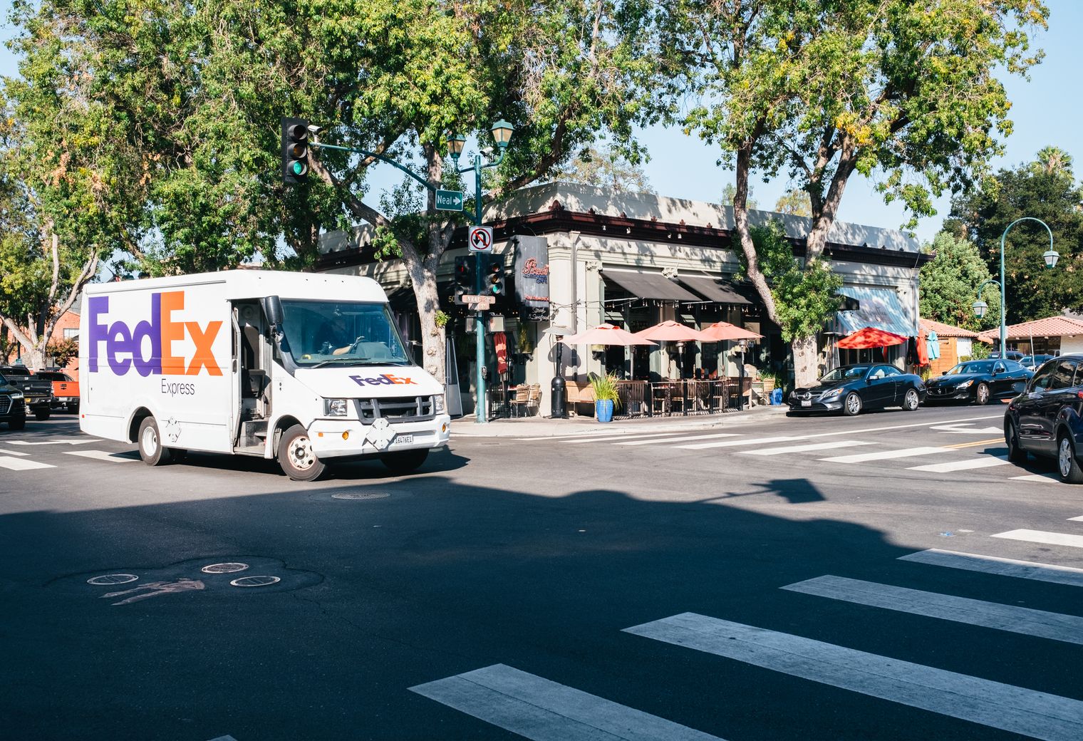 Hayes — movers delivering furniture from a van