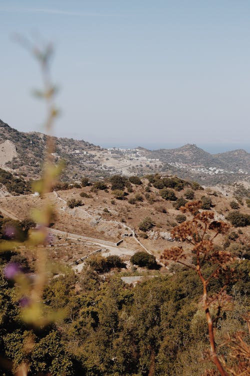 Landscape of Mountains and Hills 