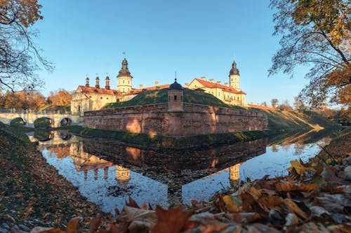 View of the Neshville Castle in Belarus