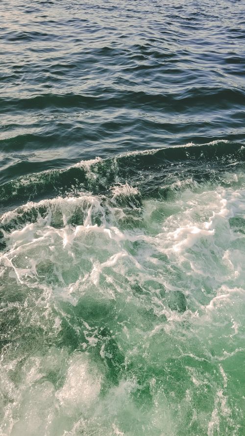 Free Captivating image of ocean waves splashing with foamy texture and dynamic motion. Stock Photo