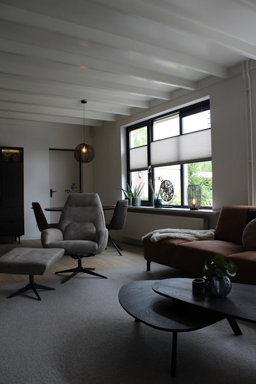 垂直拍摄, 客廳, 室內裝潢 的 免费素材图片