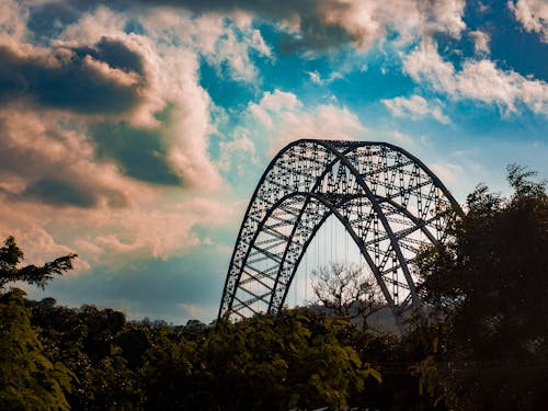 Photo of Steel Structure On Forest