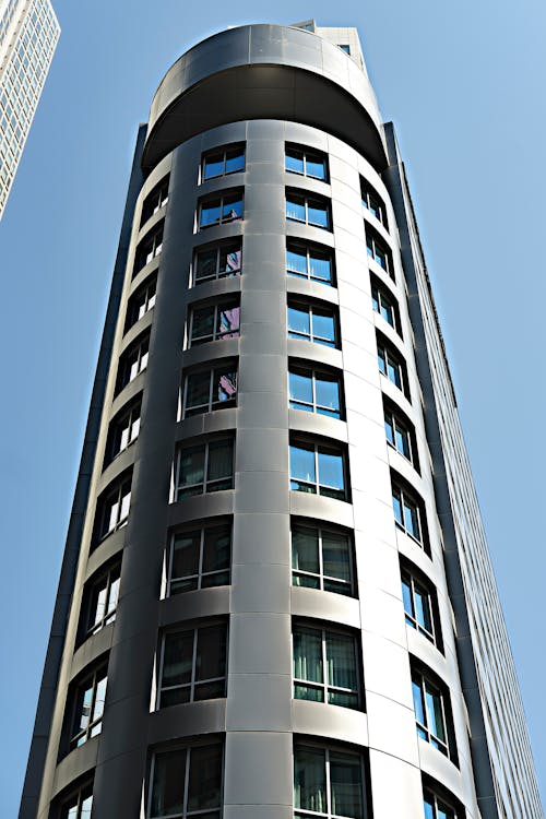 White and Black Concrete Building