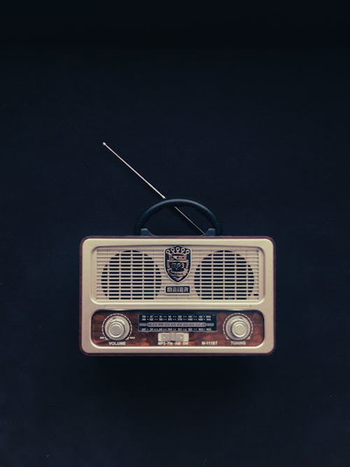 Radio on Black Surface