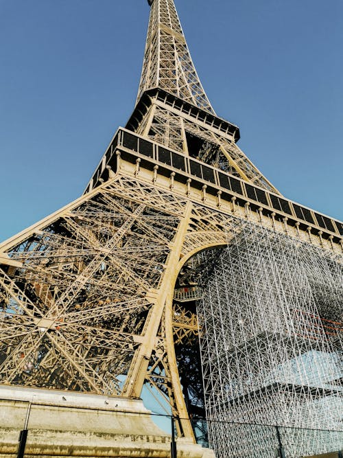Low Angle View of the Eiffel Tower
