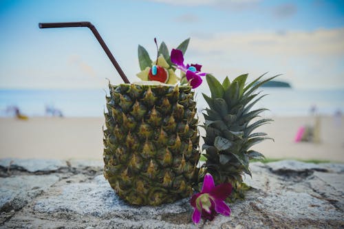 Безкоштовне стокове фото на тему «ананас, напій, пляж» стокове фото