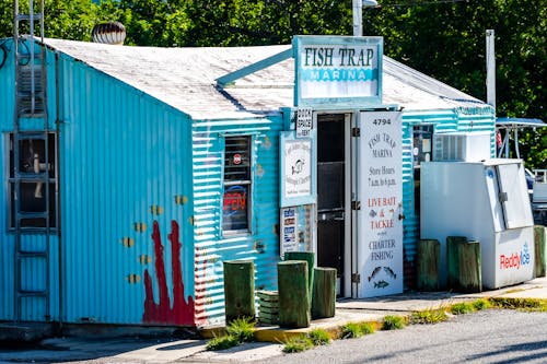 Free The Fish Trap in Bonita Springs Stock Photo