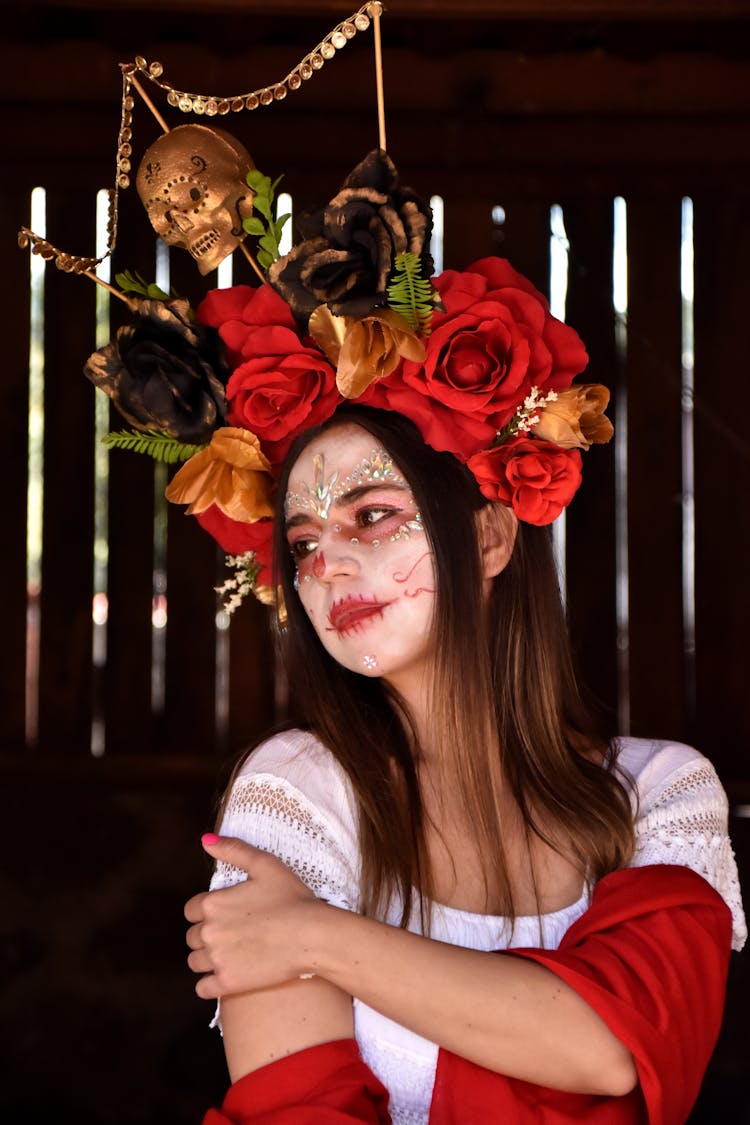 Woman In Halloween Costume