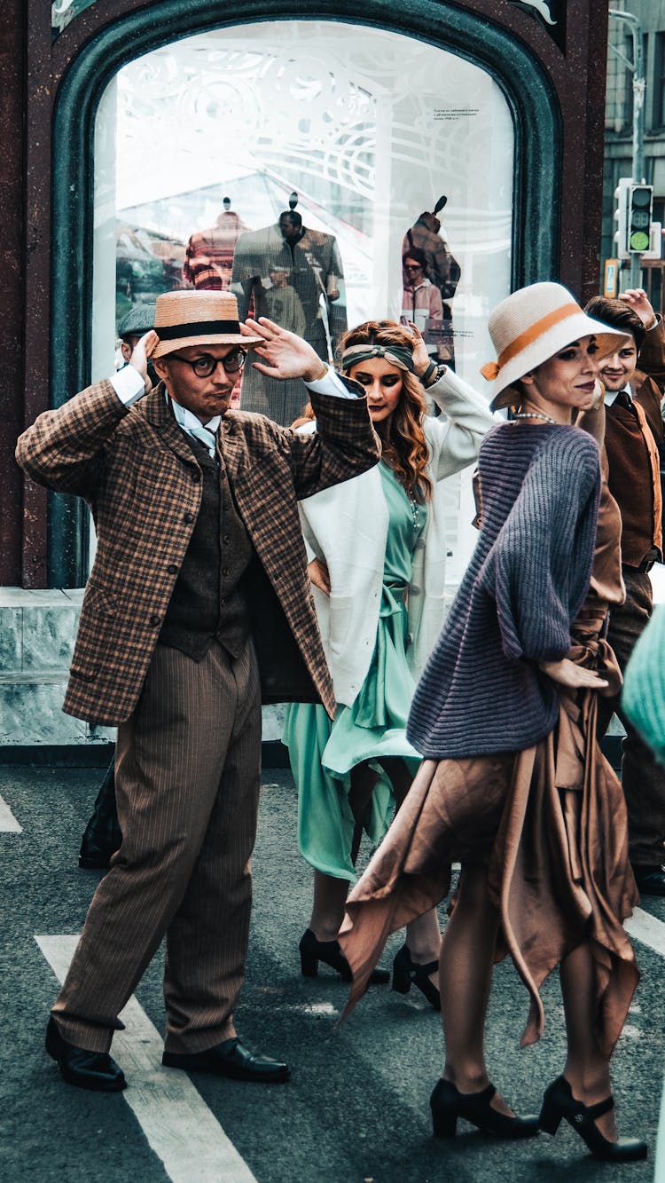 People Dancing On The Street