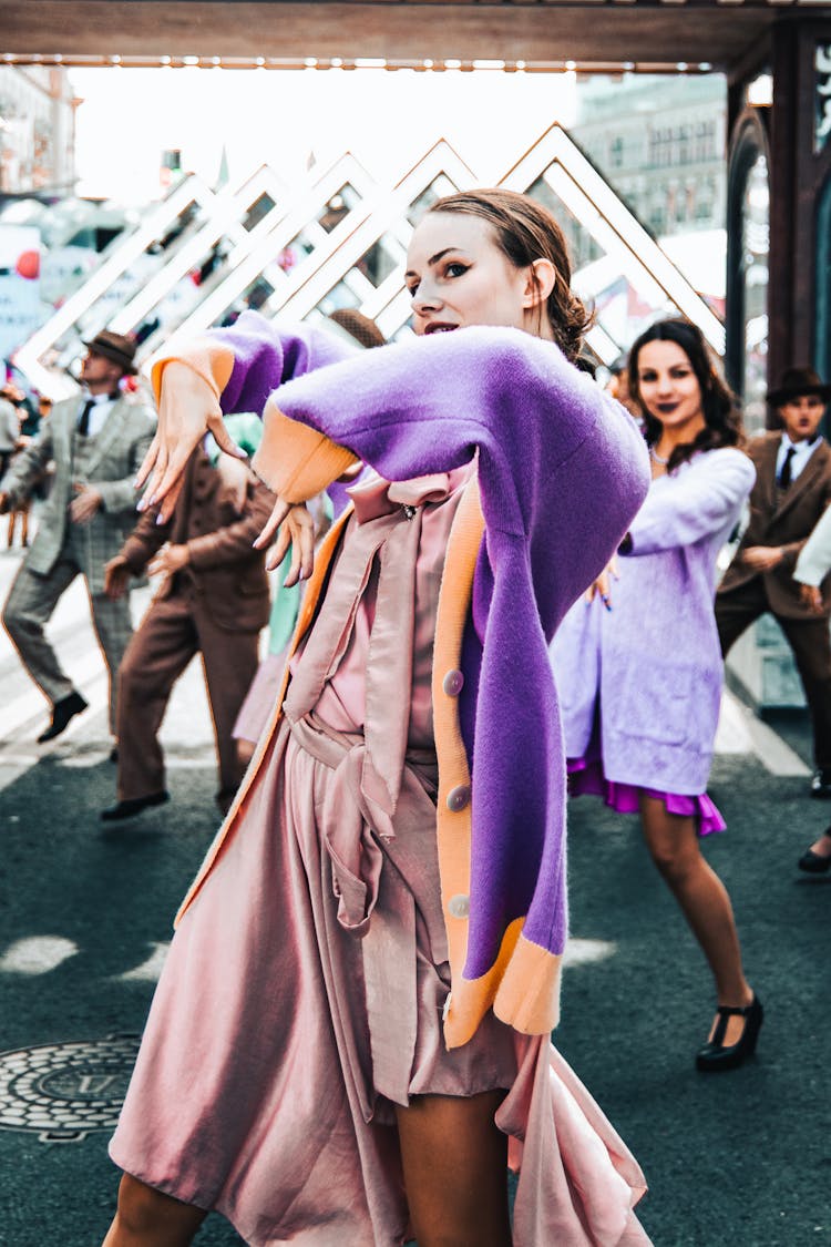 People Dancing On The Street