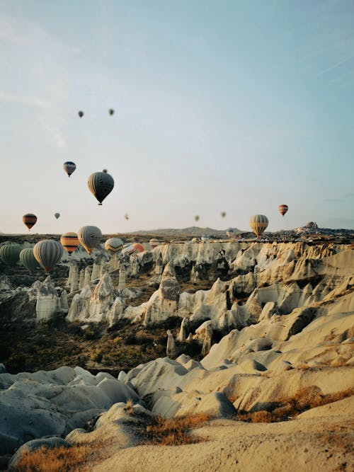 คลังภาพถ่ายฟรี ของ cappadocia, การบิน, ตุรกี