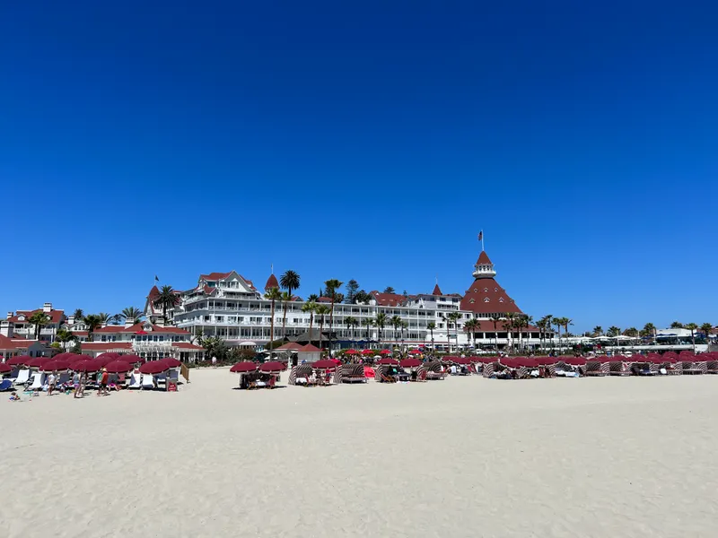 Coronado beach in San Diego