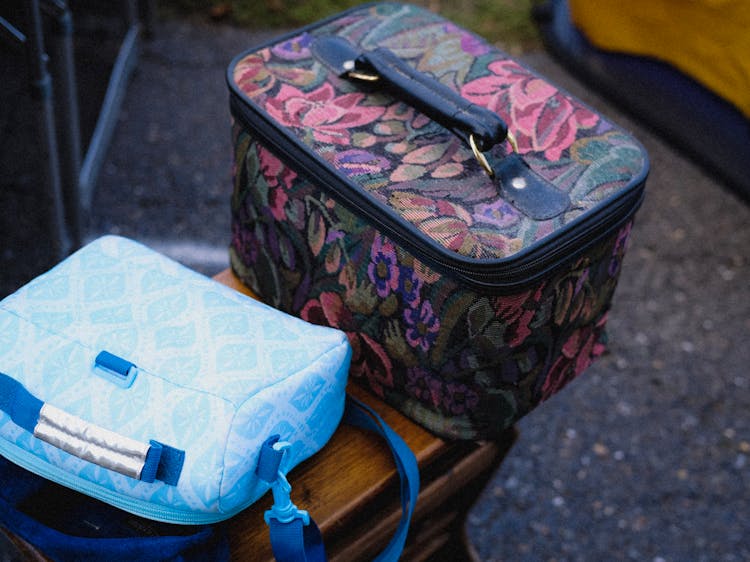 Close-Up Shot Of Lunch Boxes