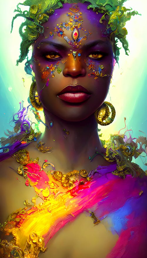 Immagine gratuita di androgino, arcobaleno, belle donne nere