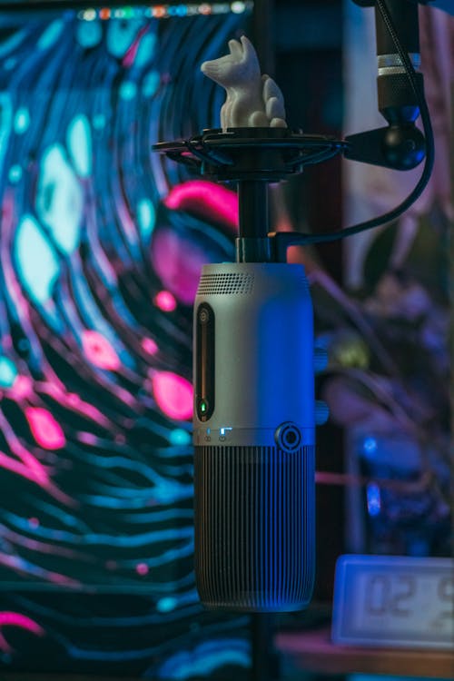 Close-up of a Microphone 