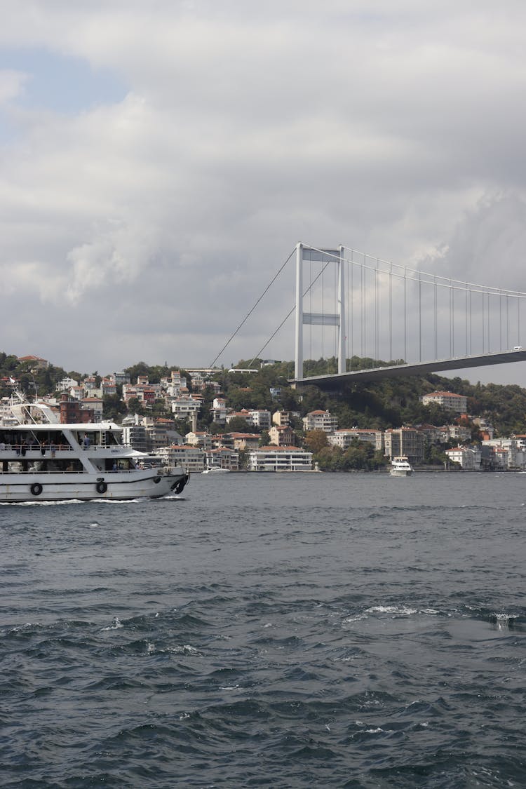 Faith Sultan Mehmet Bridge In Istanbul, Turkey