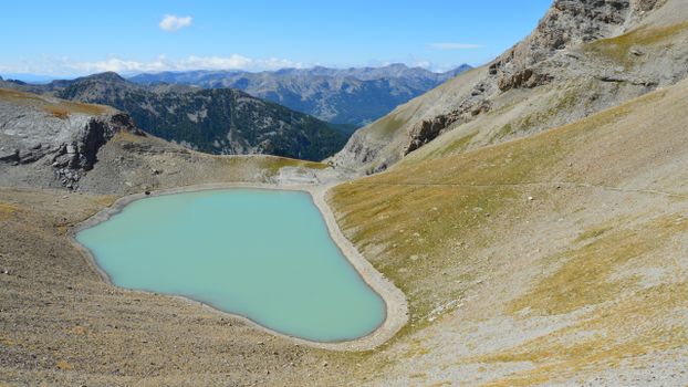 Birds Eye View of Lac de la Petite Cayolle