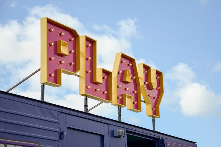 Sign On A Rooftop 