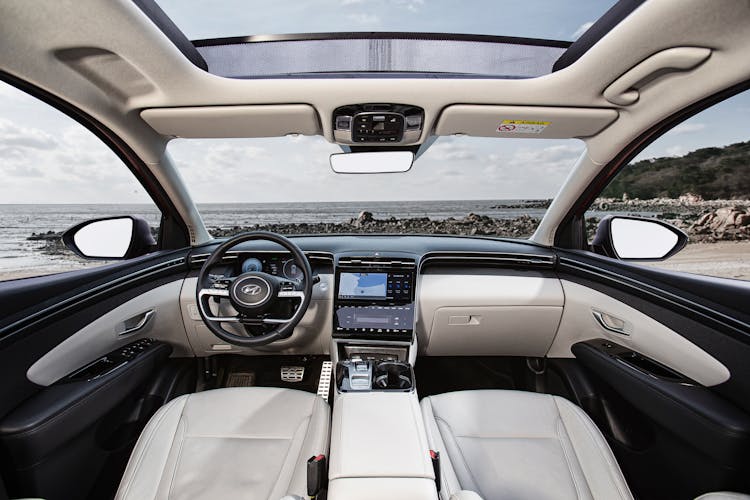 Interior Design Of A Hyundai Tucson SUV 