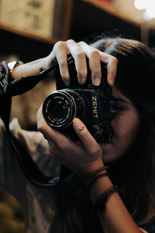 A Woman Taking a Picture