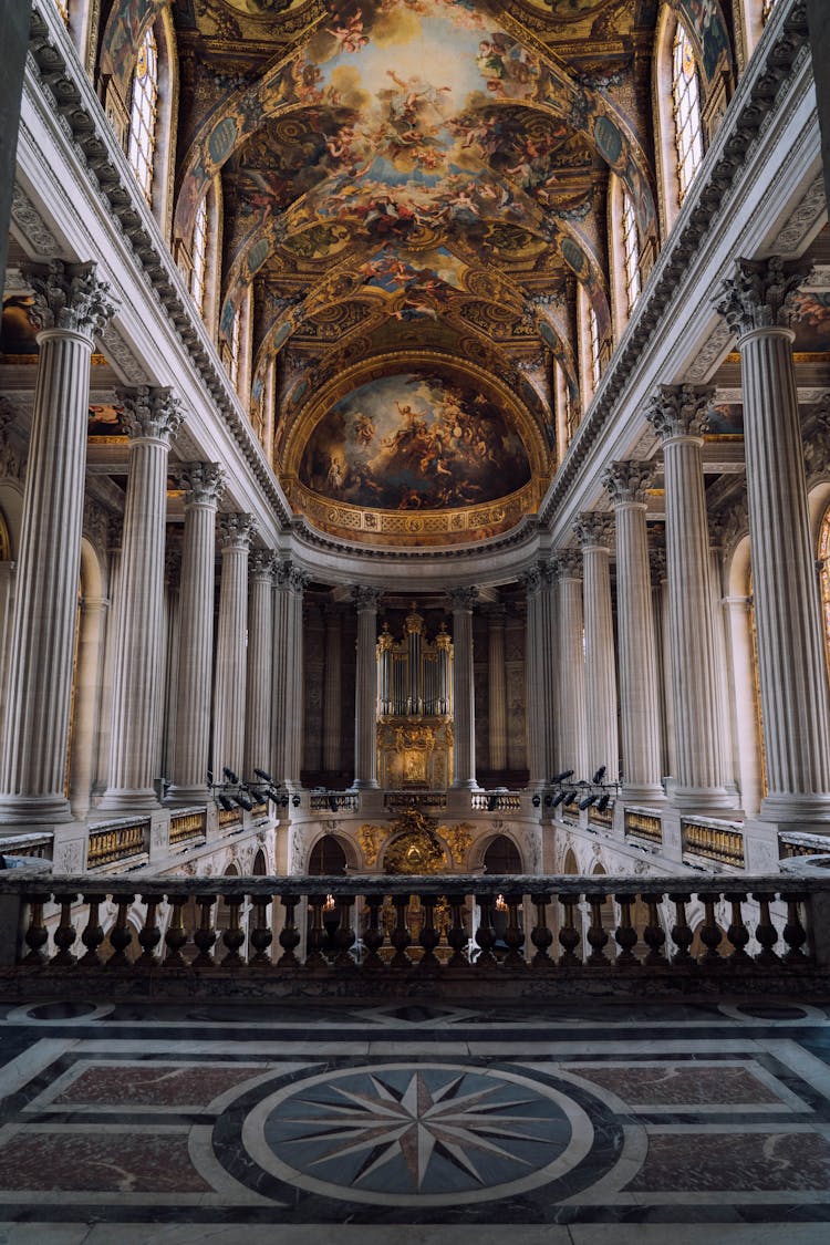 The Royal Chapel In The Palace Of Versailles