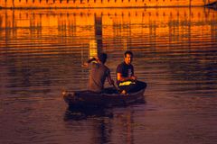Boating at Mansar Lake