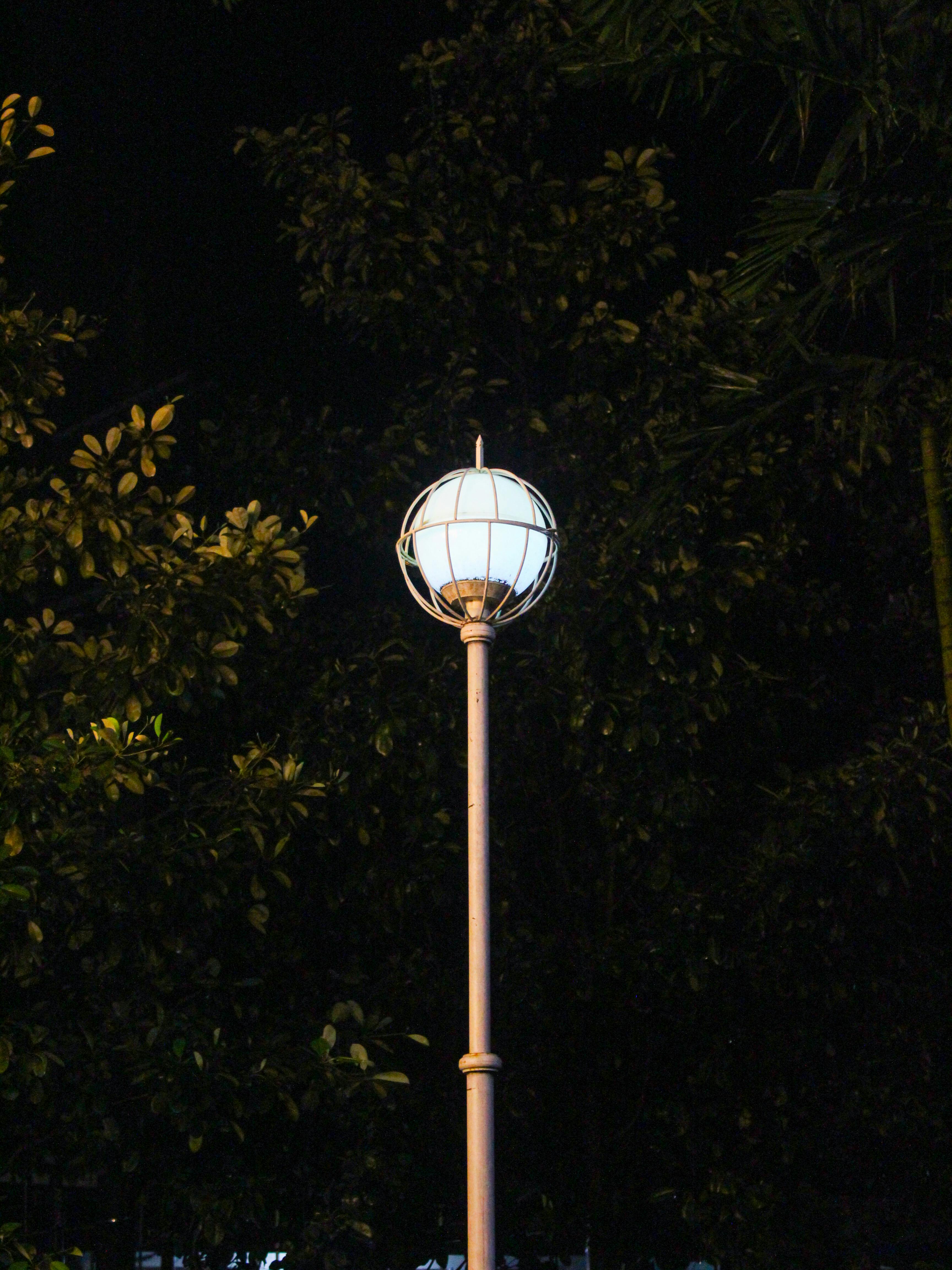 Image Name subtle LED light in a backyard