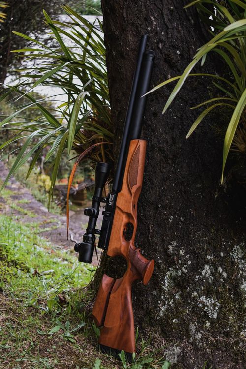 Rifle detail in the field