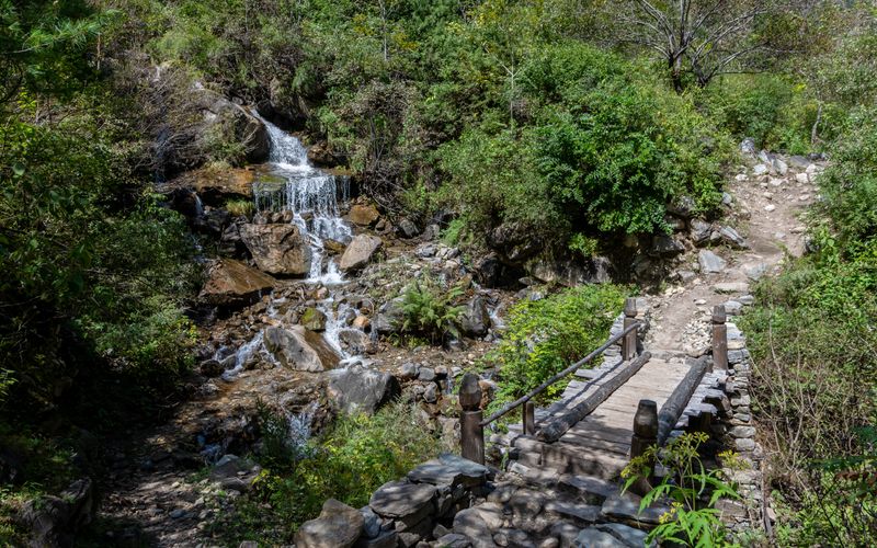 Spring waterfall