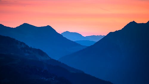 Gratis arkivbilde med fjell, gylden time, natur