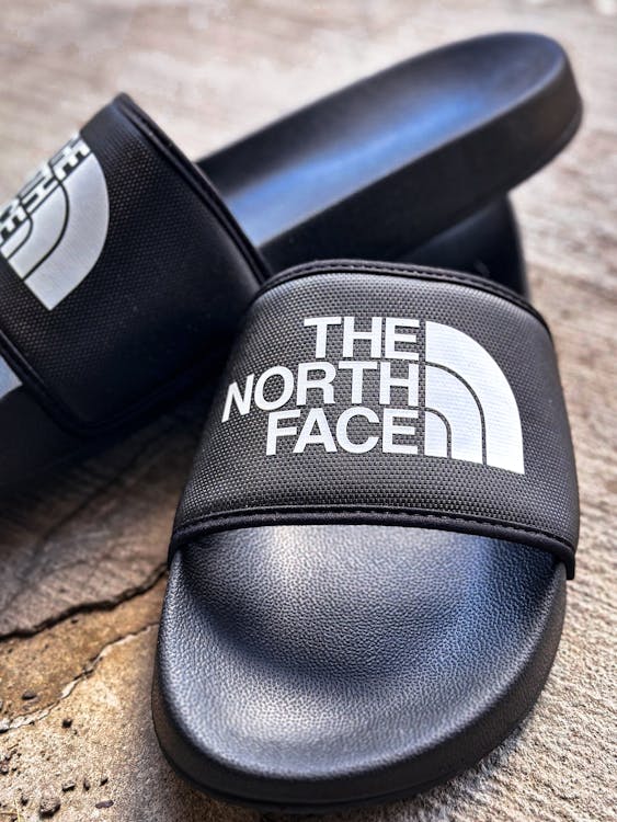 Base Camp Slide Sandals in Close-Up Photography