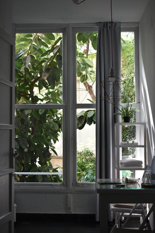 Foto stok gratis gorden, interior rumah, jendela