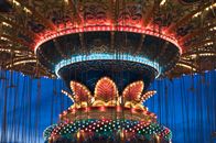 Structure With Floral Design and Lights