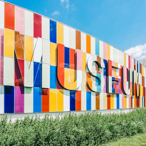 Free Multicolored Museum Sign Stock Photo