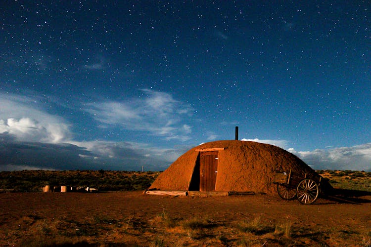 Traditional Hogan Navajos  Home 