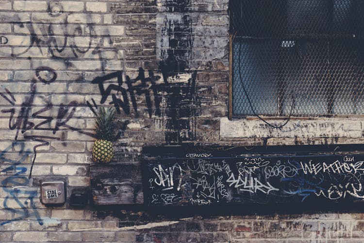 Pineapple On Wall Decor