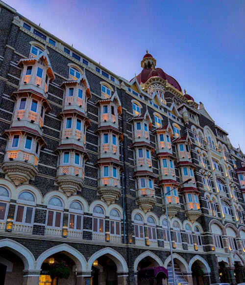 The Taj Mahal Palace Under the Blue Sky