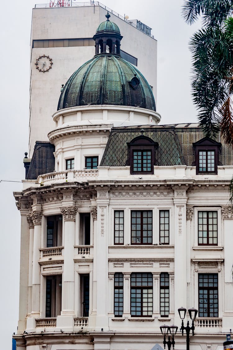 Corner Of The National Palace In Cali, Colombia 