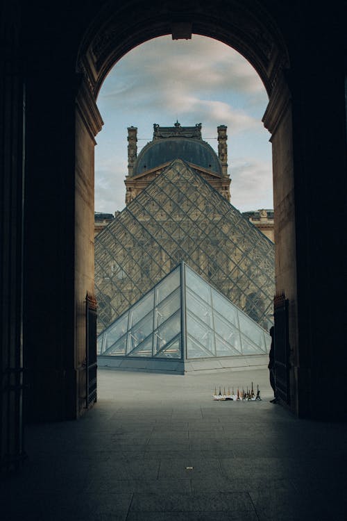 A Louvre Museum on the Street