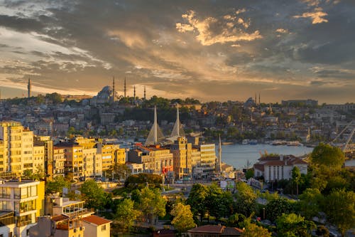 Panoramic View of Istanbul, Turkey 