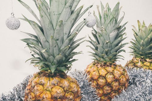 Kostnadsfri bild av ananas, festlig, gyllene