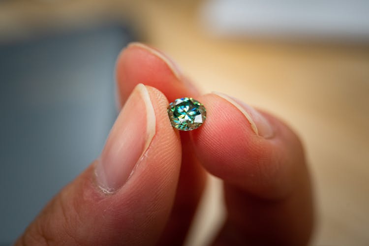 Macro Photography Of A Diamond