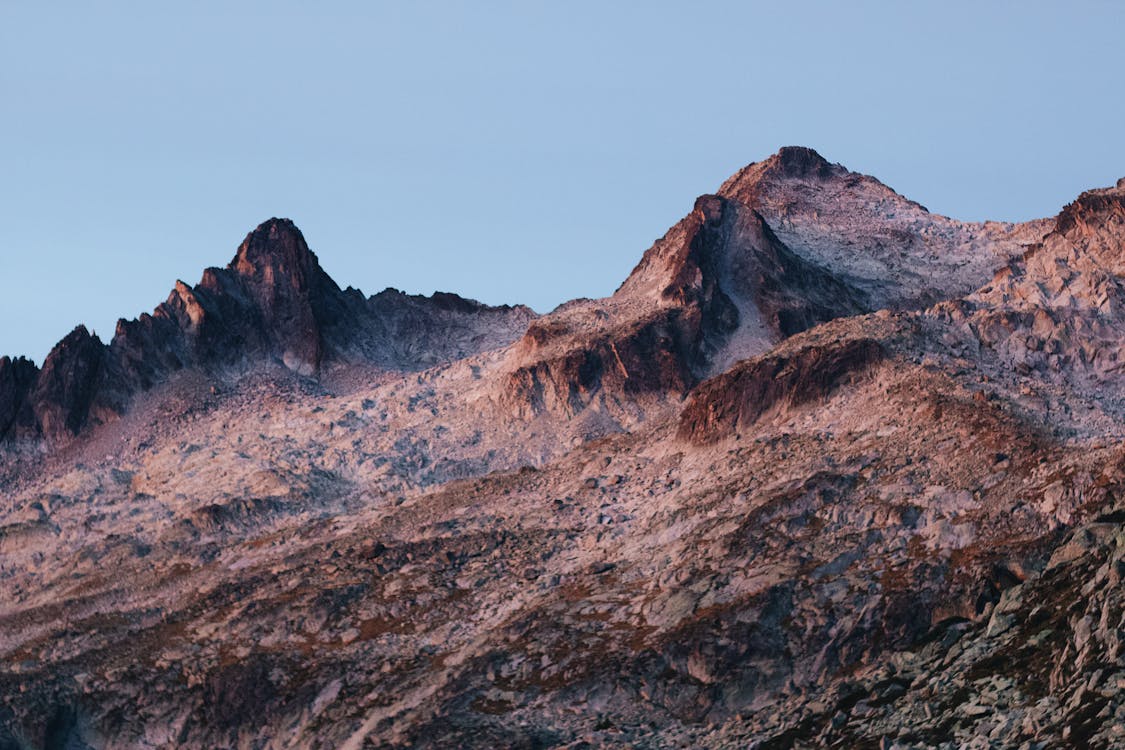 Close-up of a Mountainside in Bareges, France