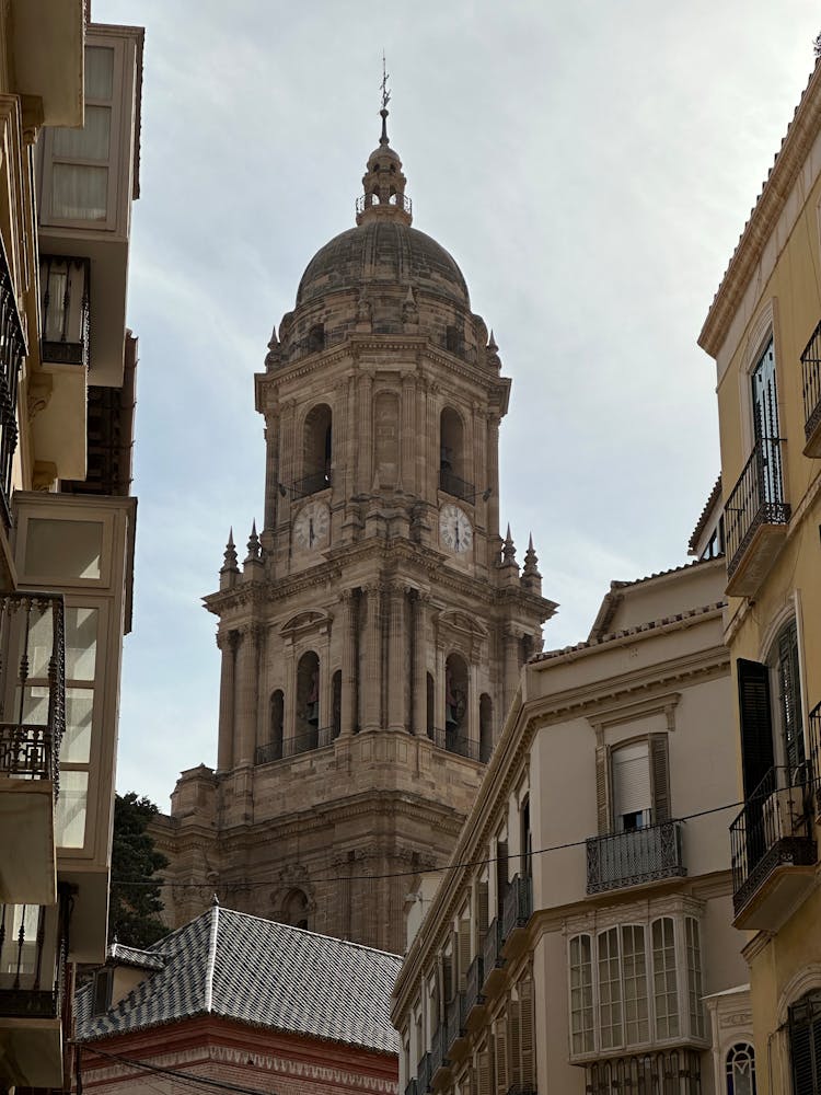 Church Tower In Town