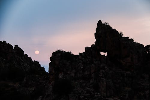 Immagine gratuita di alba, contrasto, geologia