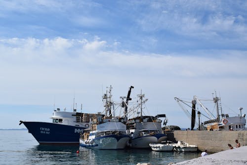 Δωρεάν στοκ φωτογραφιών με logistics, αλιευτικό σκάφος, βάρκες